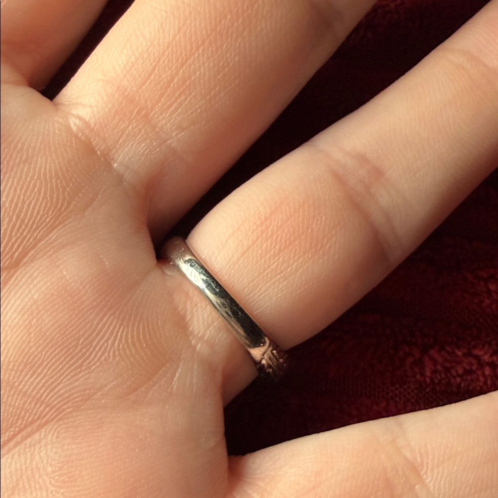 Sterling Silver Five-Stone Blue Ring - image 8